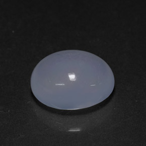 3.94克拉天然玉髓，透明，11×9毫米，透明/半透明