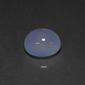 4.73克拉天然玉髓，透明，11×9.1毫米，透明/半透明