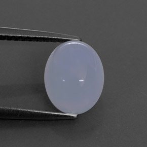 2.52克拉天然玉髓，椭圆形切割，不透明