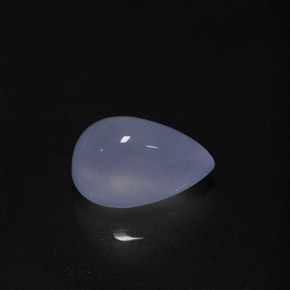6.09克拉天然玉髓，透明，13.9×9毫米，透明/半透明