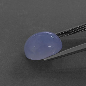 4.35克拉天然玉髓，透明，10.9×9毫米，透明/半透明