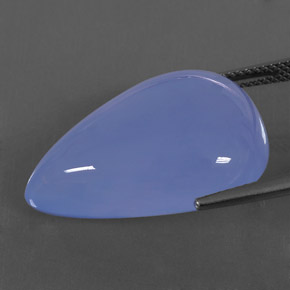 24.88克拉天然玉髓，透明，透明/半透明