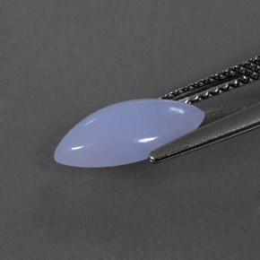 1.56克拉天然玉髓，榄尖形，半透明