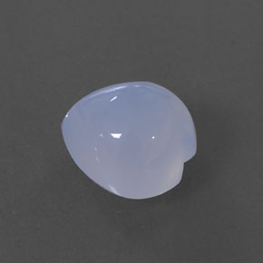 2.88克拉天然玉髓，透明，9×8.9毫米，透明/半透明