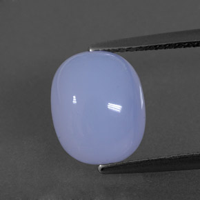 3.55克拉天然玉髓，透明，10×8.2毫米，透明/半透明