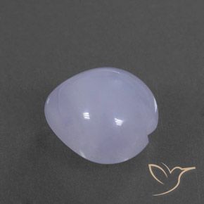3.57克拉天然玉髓，心形，透明/半透明