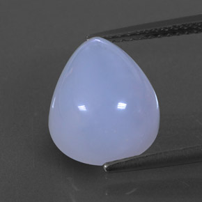 5.47克拉天然玉髓，透明，12×9.8毫米，透明/半透明