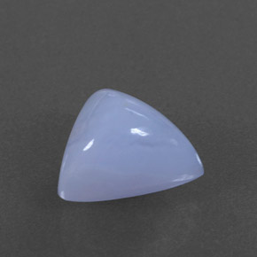 3.38克拉天然玉髓，透明，10.1×9毫米，透明/半透明