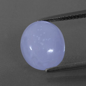 4.14克拉天然玉髓，透明，12×10毫米，透明/半透明