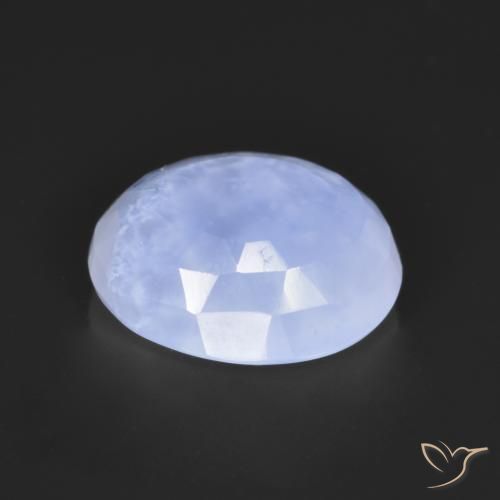2.81克拉天然玉髓，椭圆形，半透明