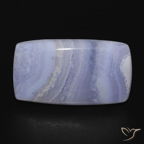 18.89ct 天然 浅蓝色 玉髓, 软垫, 不透明