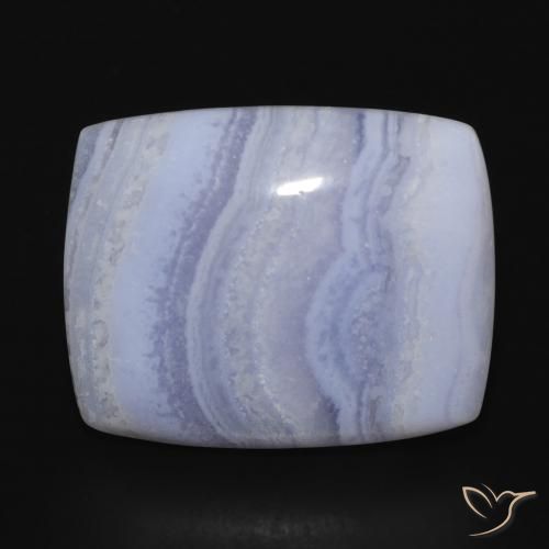 18.03ct 天然 浅蓝色 玉髓, 软垫, 不透明