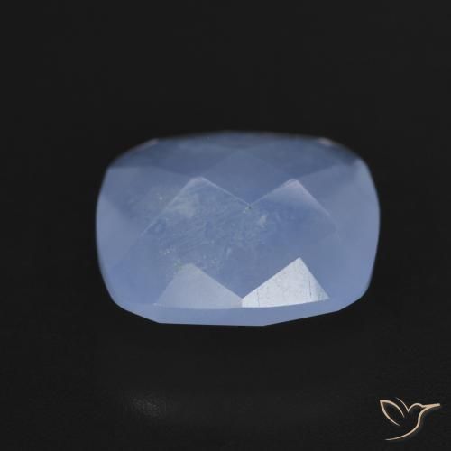 4.73克拉天然玉髓，软垫，半透明