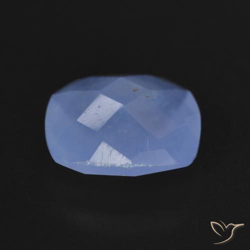 4.34克拉天然玉髓，软垫，半透明