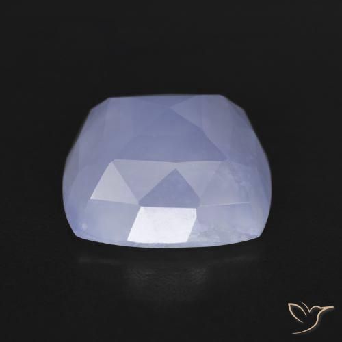 5.97克拉天然玉髓，软垫，半透明