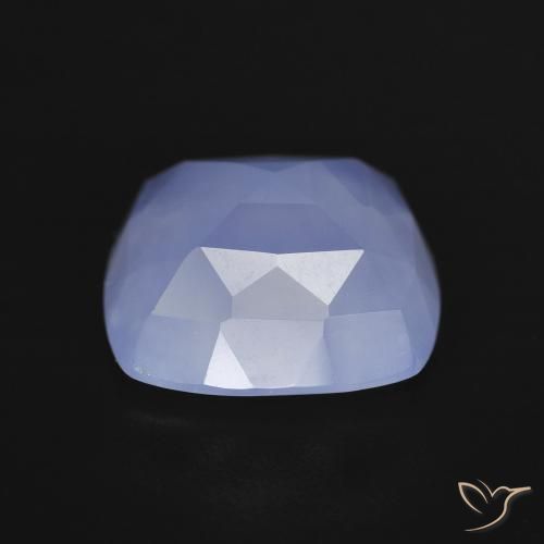 5.91克拉天然玉髓，软垫，半透明