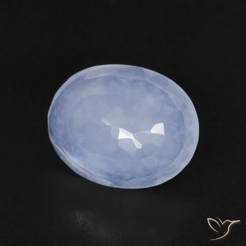 2.30克拉天然玉髓，椭圆形，透明
