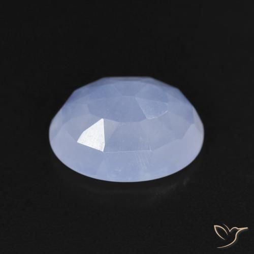 2.25克拉天然玉髓，椭圆形，透明