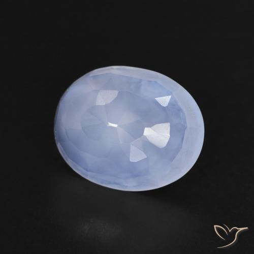 2.35克拉天然玉髓，椭圆形，透明