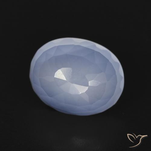 2.78克拉天然玉髓，椭圆形，透明