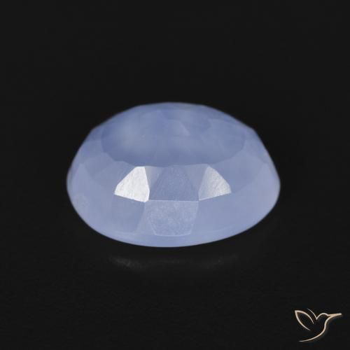 2.35克拉天然玉髓，椭圆形，透明
