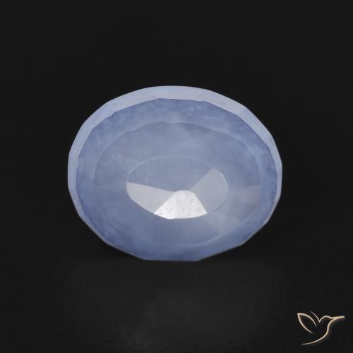 2.36克拉天然玉髓，椭圆形，透明