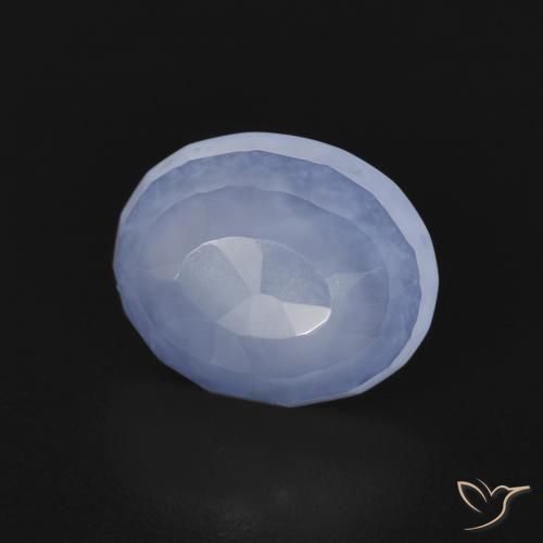 2.36克拉天然玉髓，椭圆形，透明