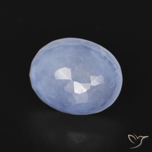 2.34克拉天然玉髓，椭圆形，透明