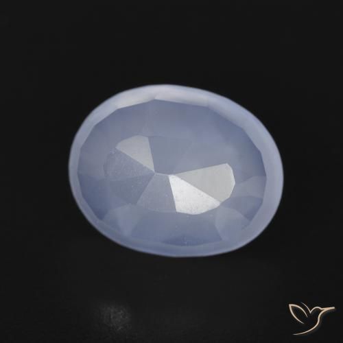 2.70克拉天然玉髓，椭圆形，透明