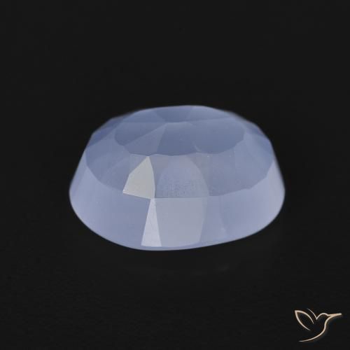 2.70克拉天然玉髓，椭圆形，透明