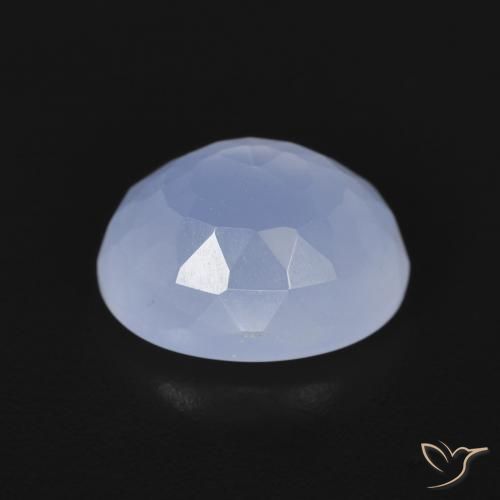 3.00克拉天然玉髓，椭圆形，透明