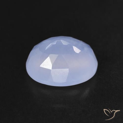 2.67克拉天然玉髓，椭圆形，透明