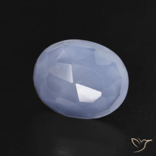 3.60克拉天然玉髓，椭圆形，透明