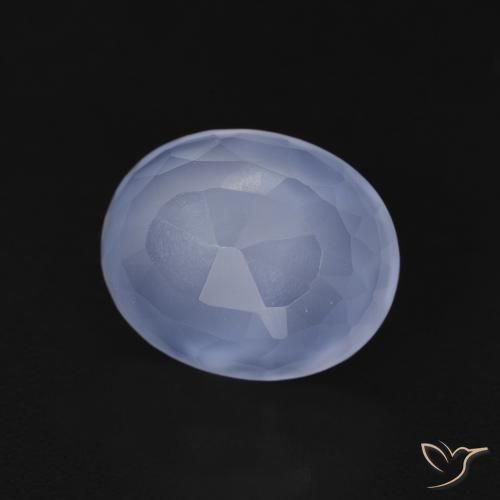 3.60克拉天然玉髓，椭圆形，透明