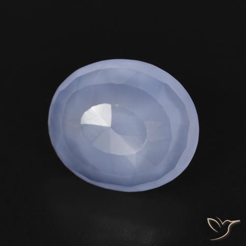 3.03克拉天然玉髓，椭圆形，透明