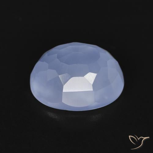 2.90克拉天然玉髓，椭圆形，透明