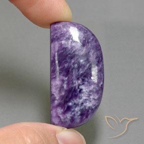29.93克拉天然紫龙晶，花式切割，不透明