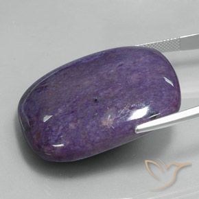 87.70克拉天然紫龙晶，软垫，不透明