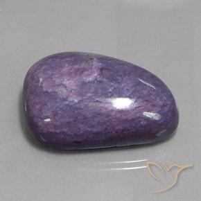 73.11克拉天然紫龙晶，花式切割，不透明