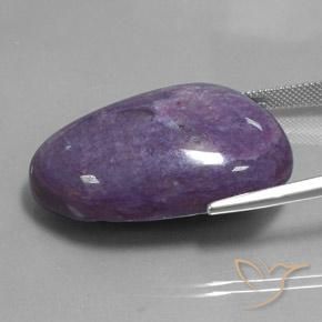 73.11克拉天然紫龙晶，花式切割，不透明