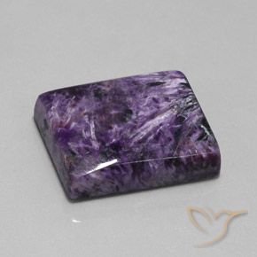40.10克拉天然紫龙晶，狭长方形，不透明