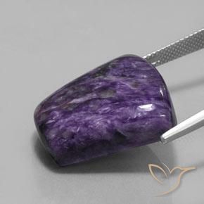 32.77克拉天然紫龙晶，花式切割，不透明