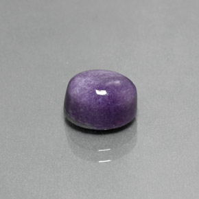 2.51克拉天然紫罗兰色查罗石，椭圆形切割，8.8×6.7毫米，不透明