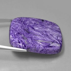 93.43克拉天然紫龙晶，垫形剪裁，不透明