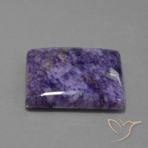 54.21克拉天然紫龙晶，狭长方形，不透明
