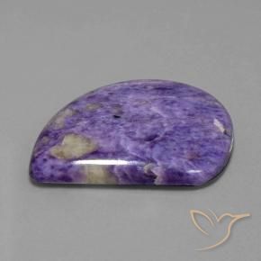 54.00克拉天然紫龙晶，花式切割，不透明
