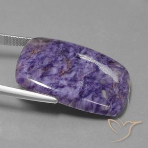 43.17克拉天然紫龙晶，软垫，不透明