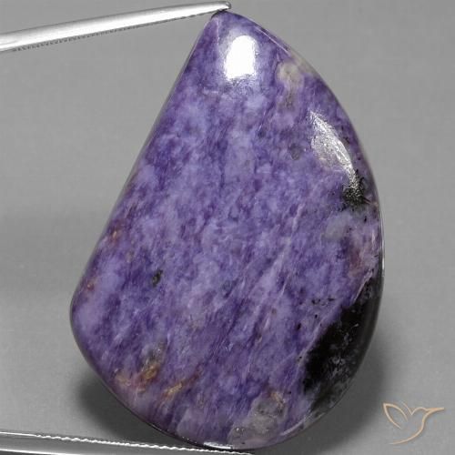 53.78ct 天然 中紫 硅藻土, 花式切割, 不透明