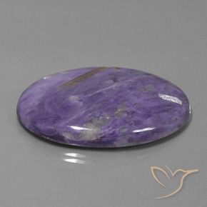 63.83克拉天然紫龙晶，椭圆形，不透明
