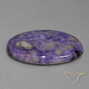 71.35克拉天然紫龙晶，椭圆形，不透明